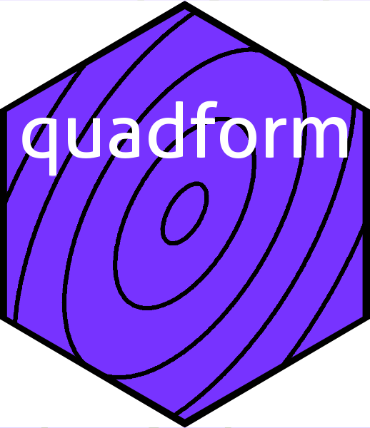 the hexsticker for the quadform package